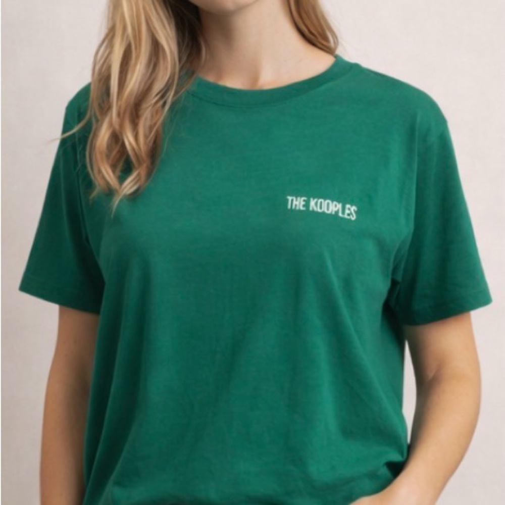 The Kooples Emerald Green Short Sleeve Tee